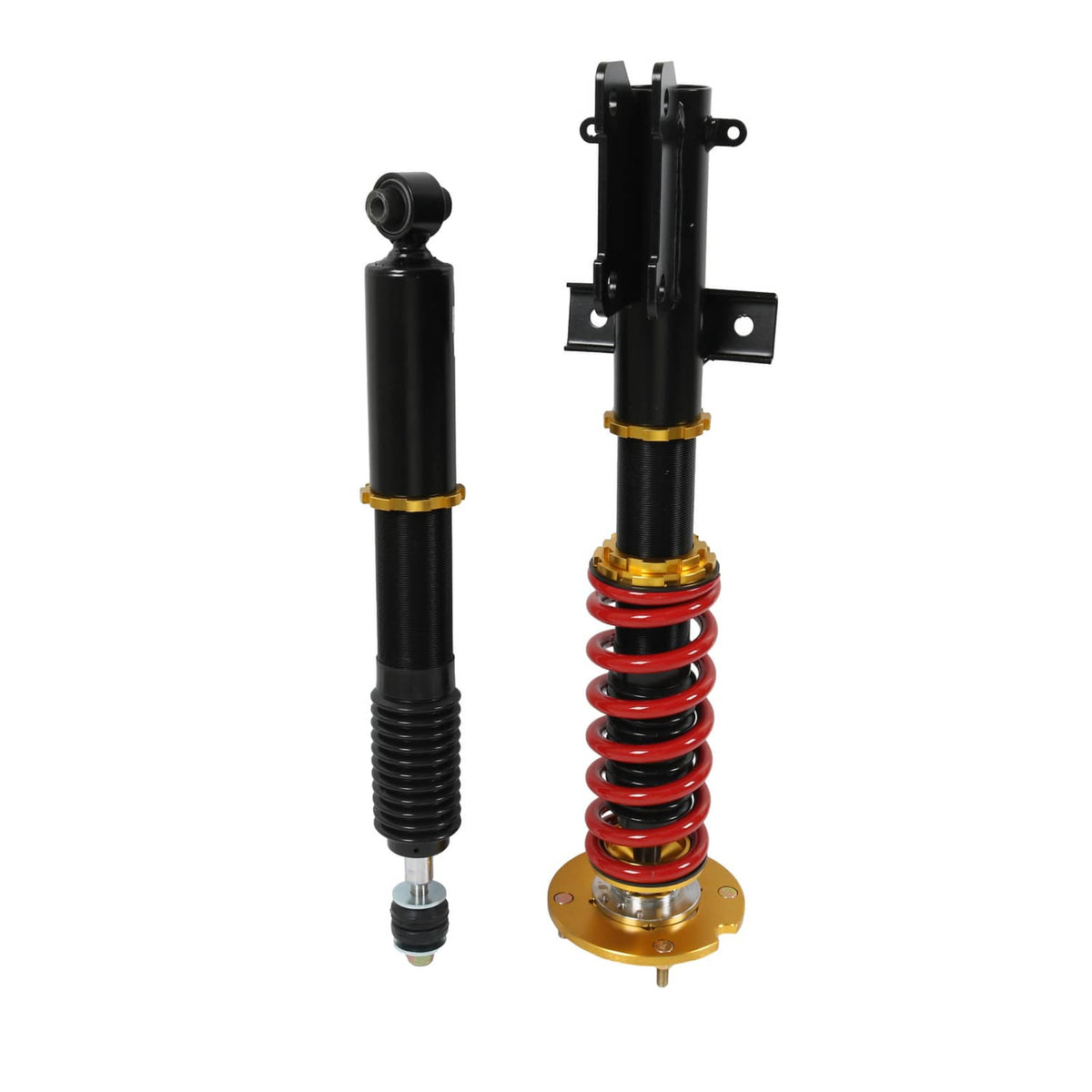 Solidspare 4X Front & Rear Coilovers Struts Absorber Adj. Height For 2005-2014 Ford Mustang