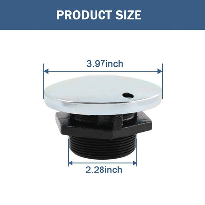 Solidspare Vented Gas Cap Fuel Transfer Tank Vented Cap Replaces With Threaded Neck Car