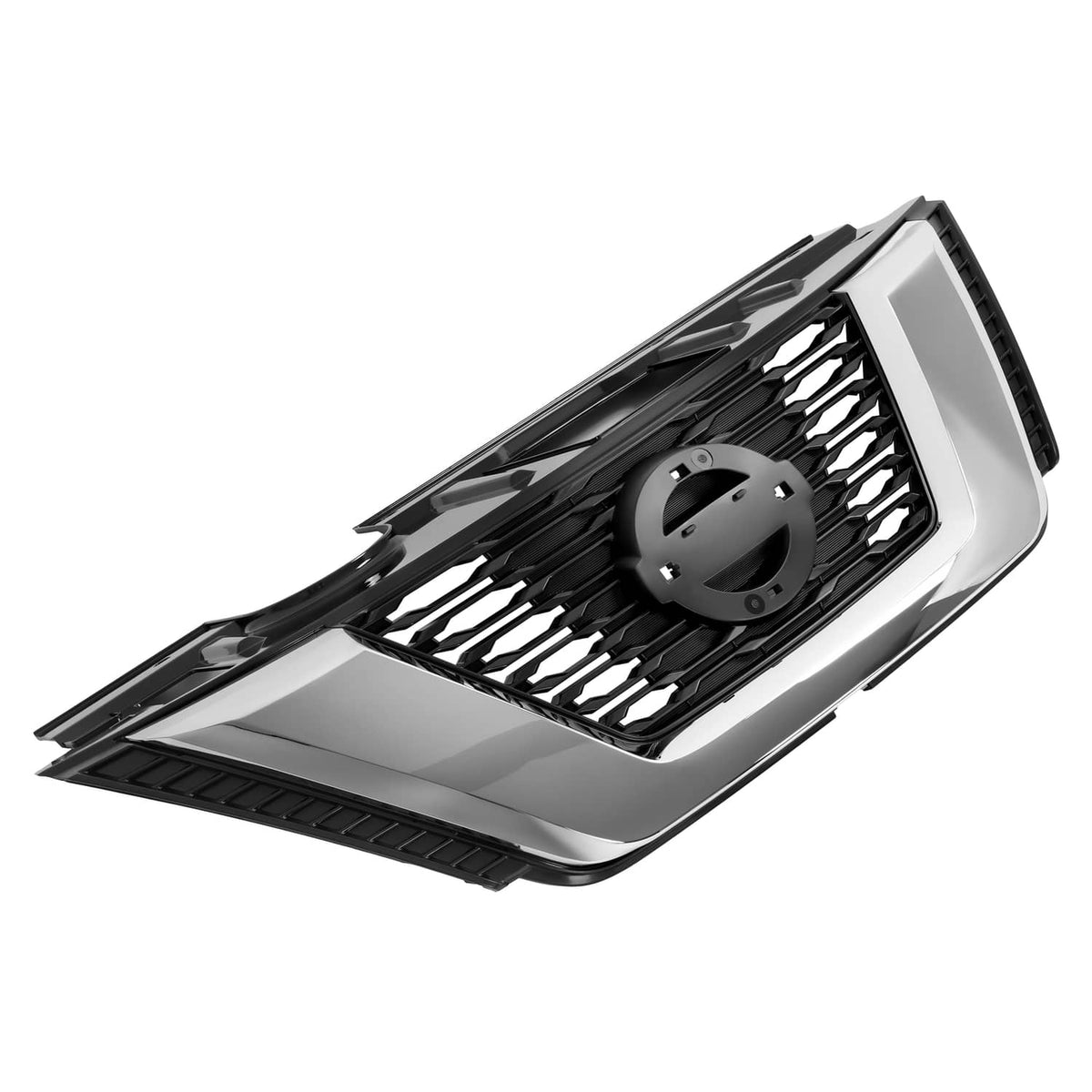 Solid Spare Front Chrome Bumper Grille Upper Grill For Nissan Rogue 2017 18 2020 #NI1200281