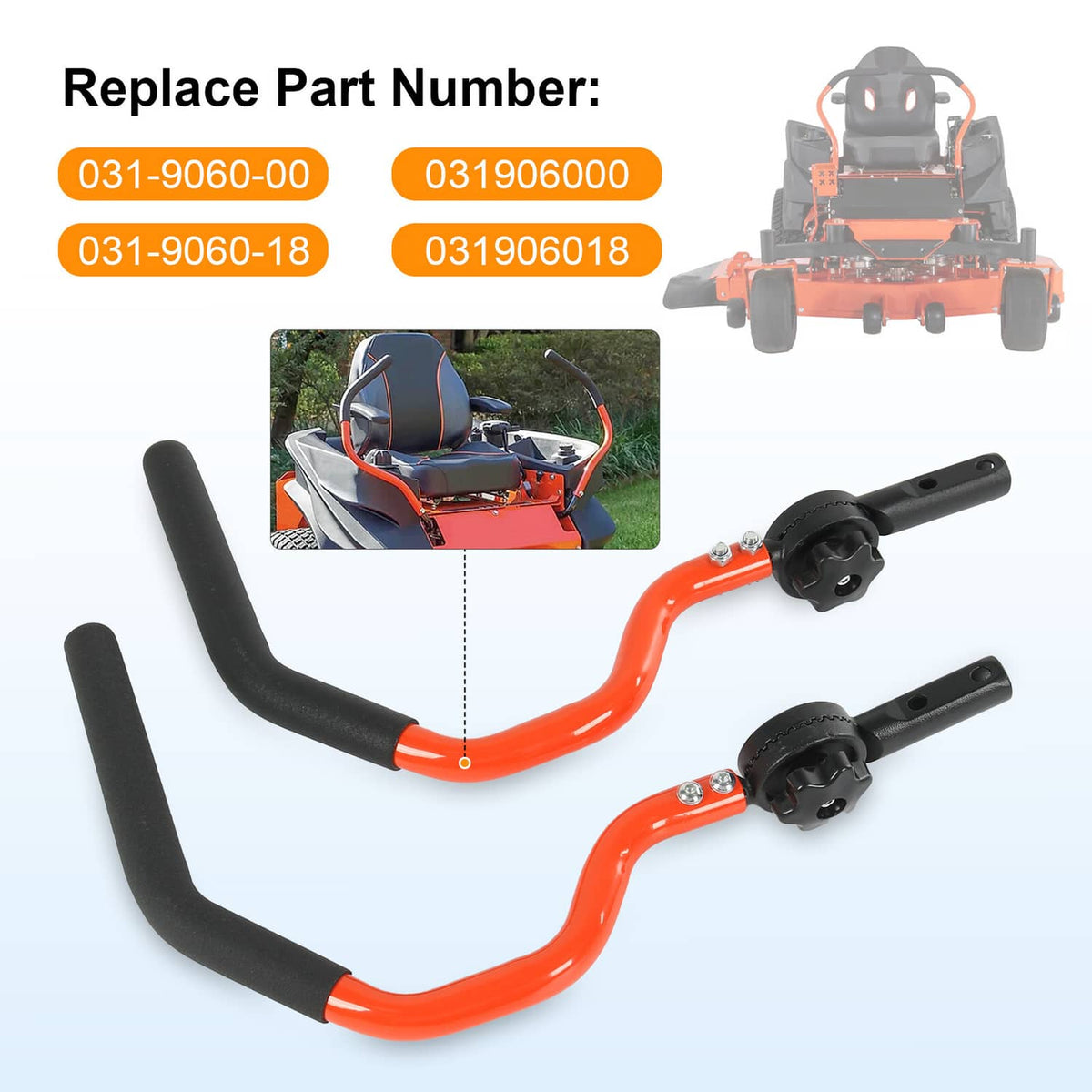 Solidspare For Bad Boy Mower Replaces 031-9060-00 031-9060-18 Adjustable Steering Arm Kit