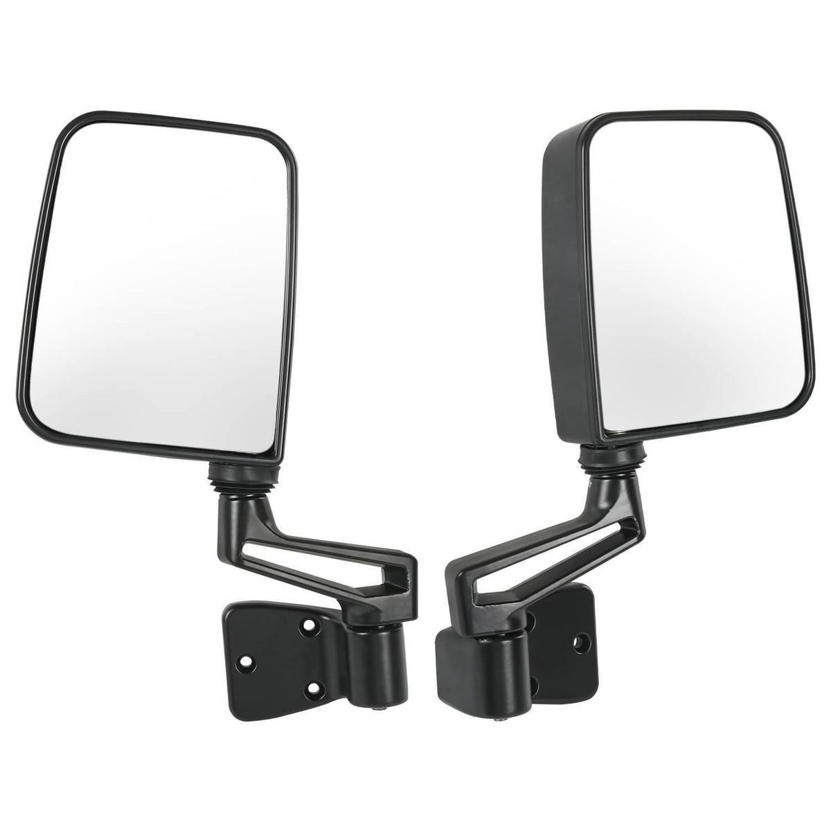Solidspare Manual Side View Black Door Mirrors pair For 87-02 Jeep Wrangler Pair Set