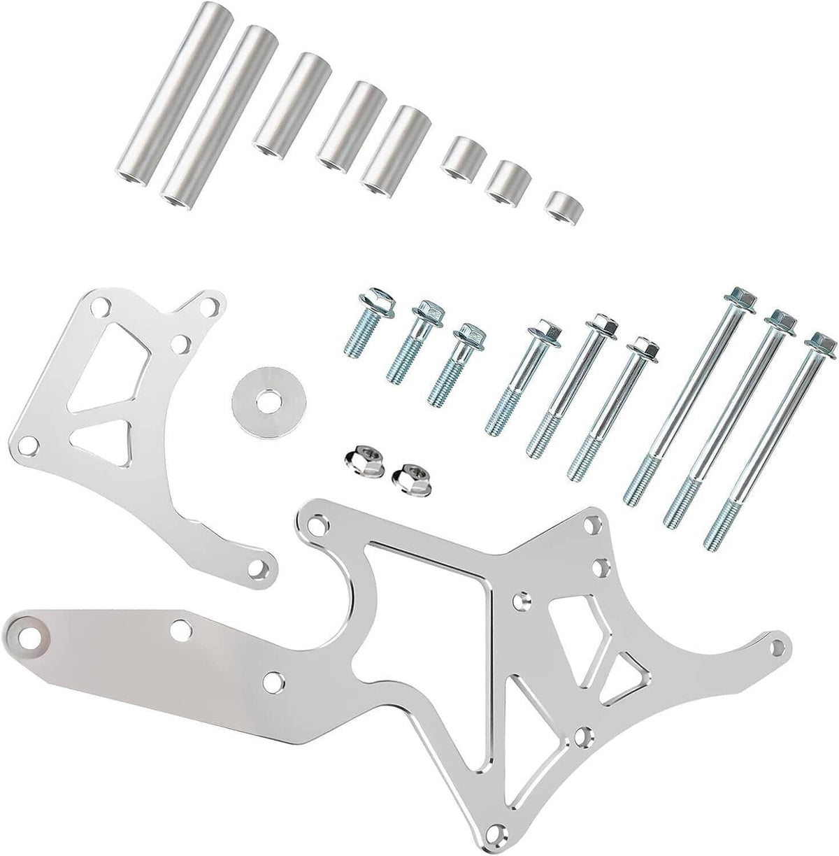 Solidspare For LS Engine Serpentine Bracket Alternator Power Steering Pump Swap Conversion