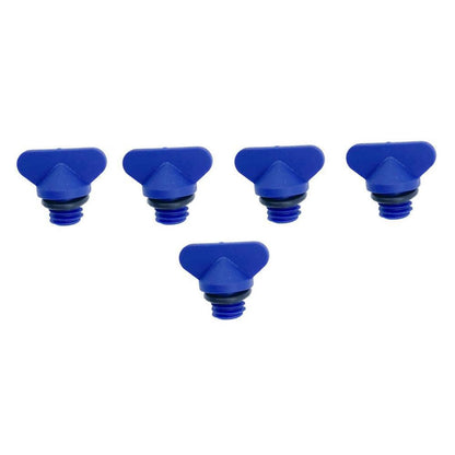 Solid Spare 5Pack Exhaust Manifold Water Drain Blue Plug For MerCruiser 806608A1 8M2000874