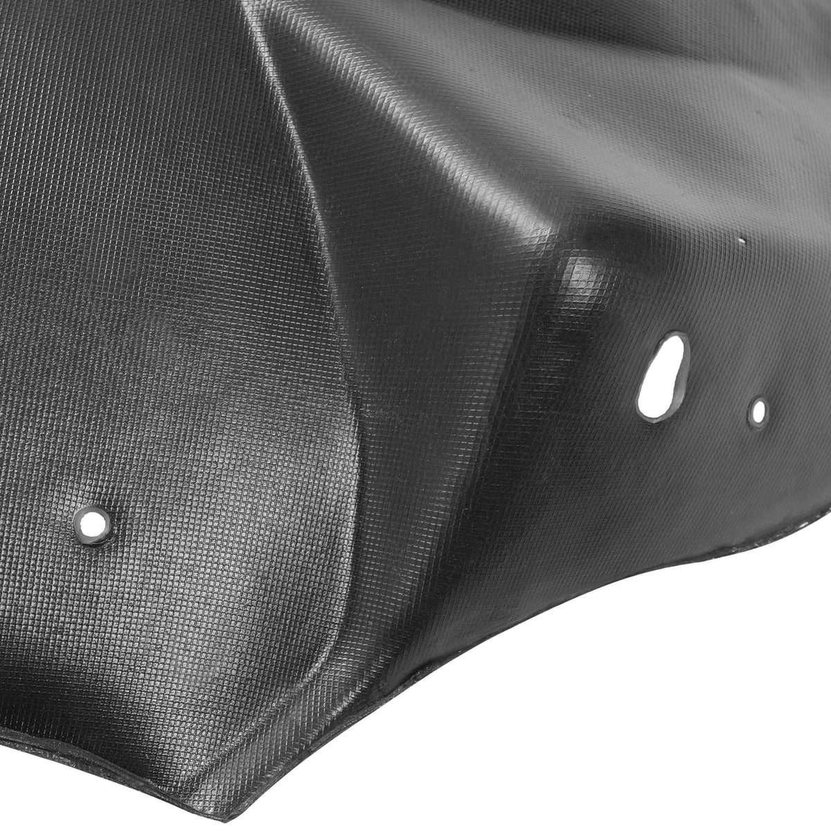 Solid Spare Front Inner Fender Liner Set PE Black For Ford F-250/F-350 Super Duty 2011-2016