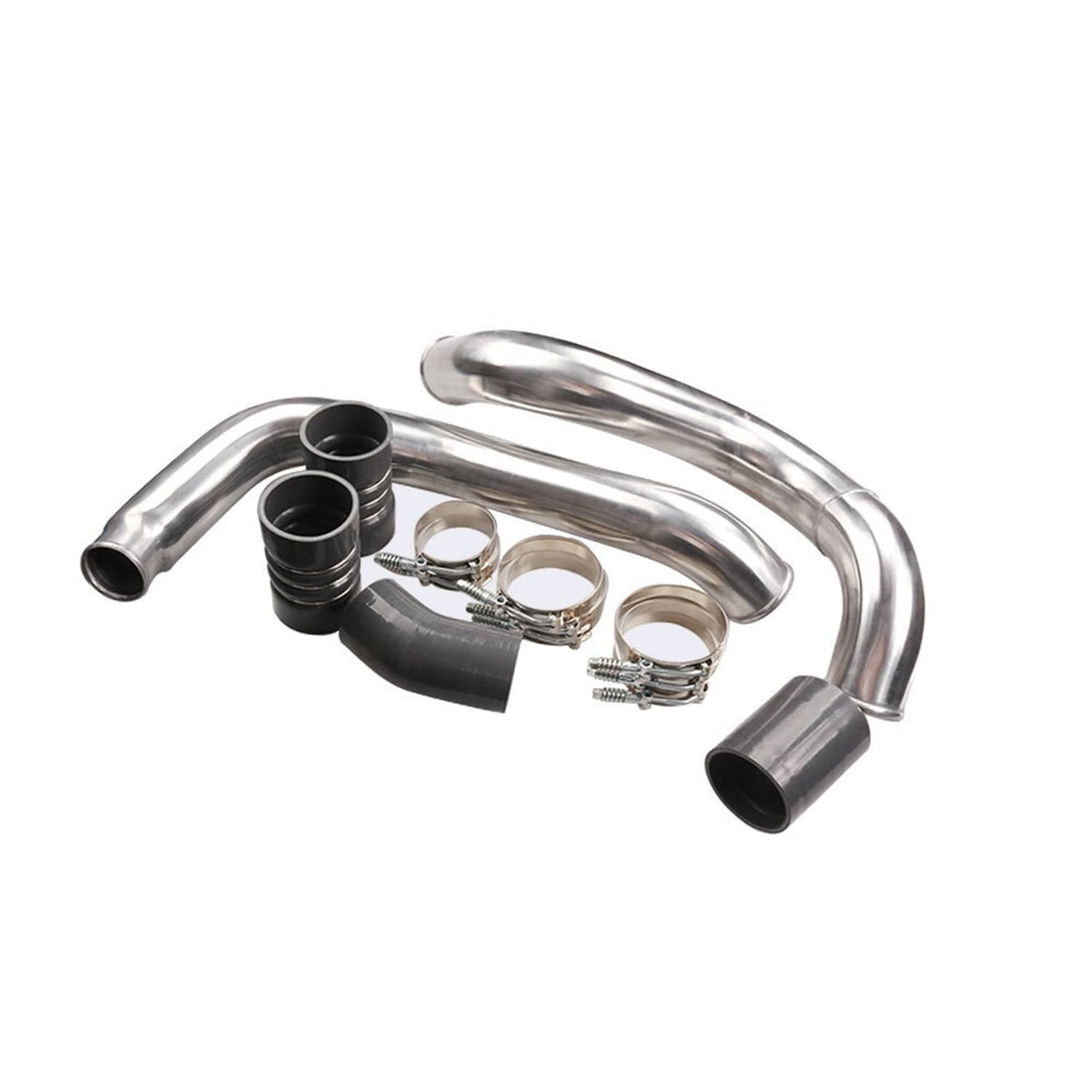 Solidspare Silver Intercooler Pipe & Boot Kit for 2003-2007 Ford 6.0L Powerstroke Diesel