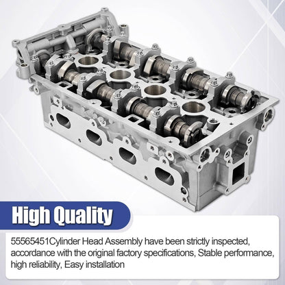 Solidspare Cylinder Head Assembly For 2011-2018 Chevy Cruze Sonic 1.8L L4 DOHC 55568116
