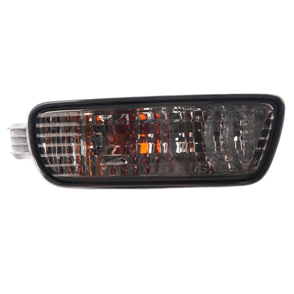 Solid Spare Pair Front Bumper Smoked Turn Signal Lights Lamps For Toyota Tacoma 2001-2004