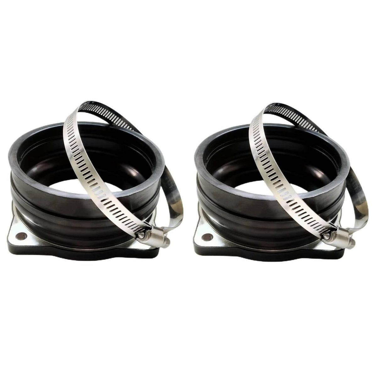 Solid Spare 2Pcs New For Mercury Verado Air Intake Isolator w/ Clamp 8M0113513 & 815504256