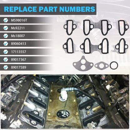Solidspare For Fel-Pro Intake Manifold Gasket Set For Chevrolet LS 5.3L 4.8L 6.0L 6.2