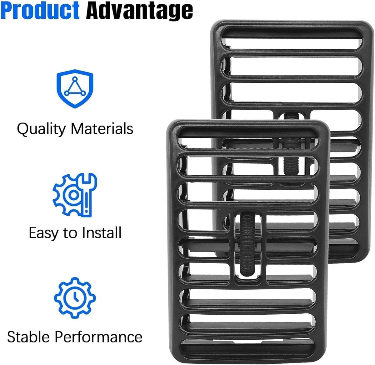 Solidspare Dashboard Air Vent Driver or Passenger for 1997-2006 Jeep Wrangler TJ 5DP54TAZ
