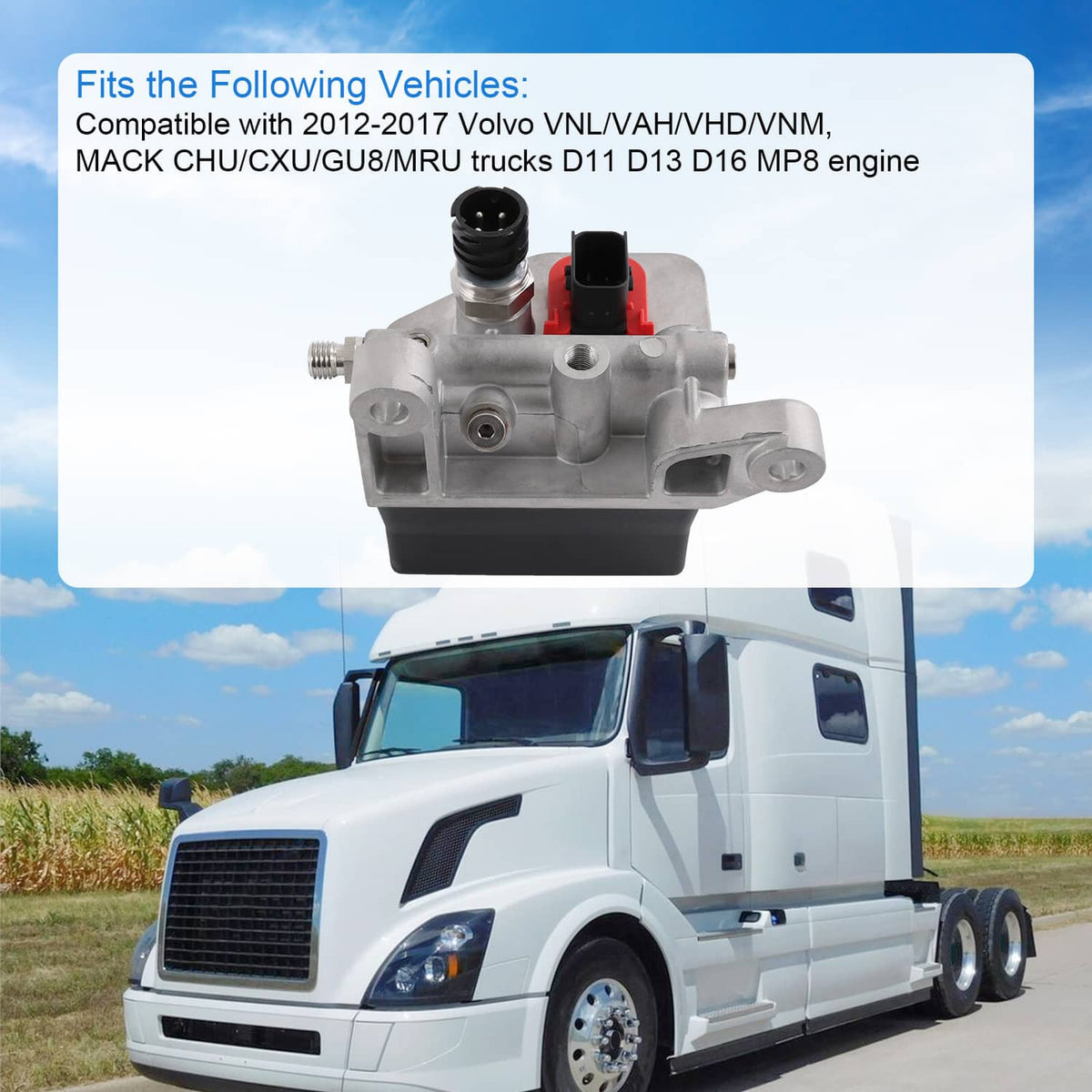 Solidspare FOR Volvo/Mack AHI Dosing MODULE AIR PURGE VALVE MODULE 23185531 21534115