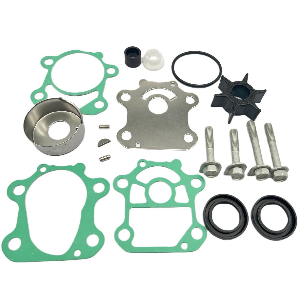 Solid Spare Yamaha Outboard Water Pump Service Kit For 70HP F70A 6CJ-W0078-00 6CJ-W0078-02