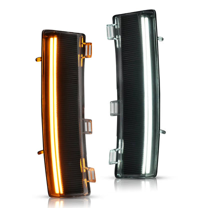 Solid Spare 2PCS LED Turn Signal Lights Side Marker Lamps+DRL For Nissan 350Z LCI 2006-2009