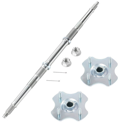 Solidspare For Honda TRX300FW Fourtrax 300 4X4 1988-1991 Rear Axle Shaft W/ Wheel Hub Nuts