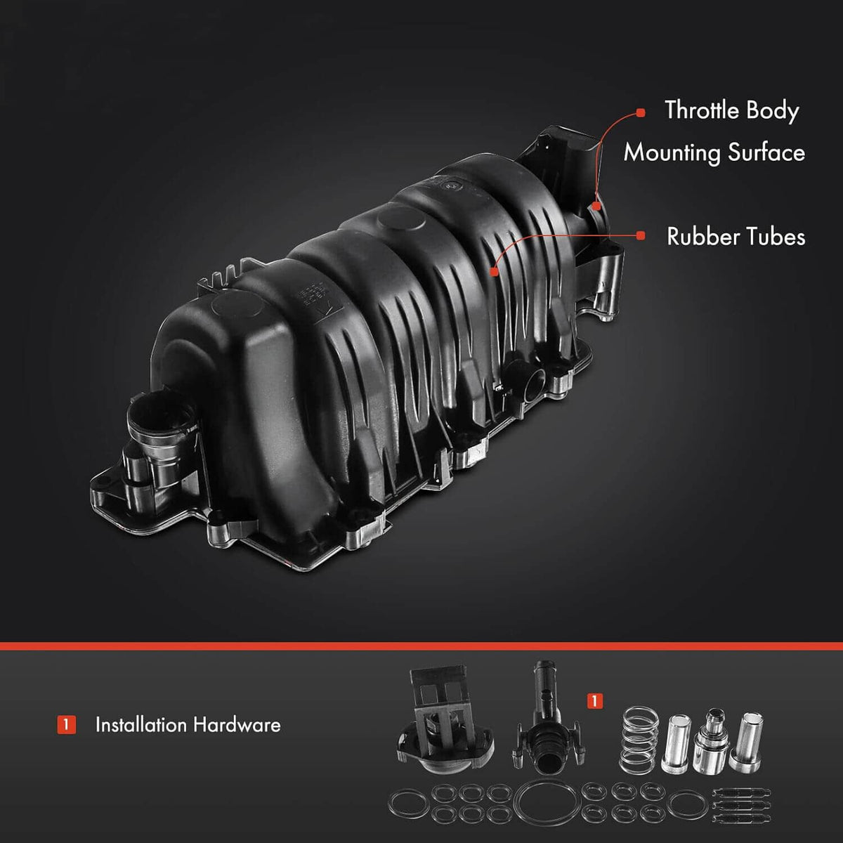 Solidspare New Upper Intake Manifold w/ Gasket for 1995-2005 Chevy Buick Olds 3800 3.8L V6