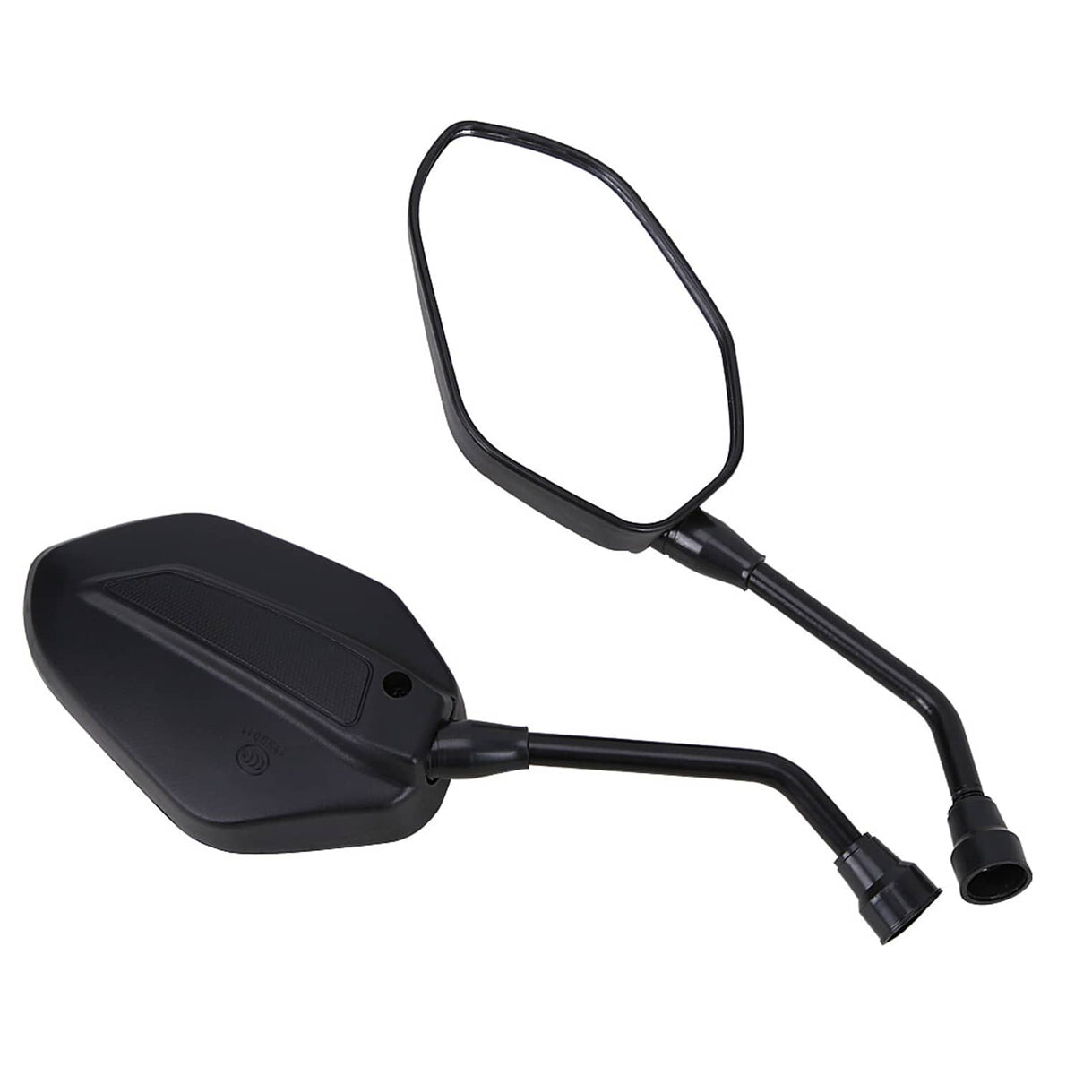 Solidspare ATV Rear View Side Mirror Set 7/8" Handlebar Mount For Honda Yamaha FZ Universal