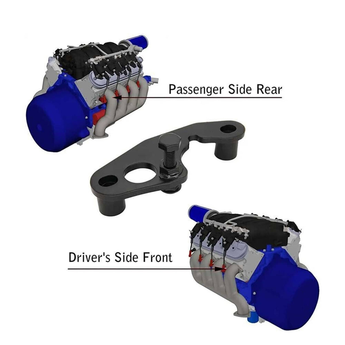 Solidspare New Exhaust Manifold Bolt Repair Kit For Newer GM Trucks & SUV 4.8/5.3/6.2/ 6.0L