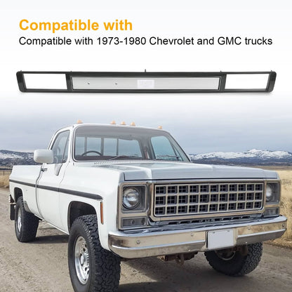 Solidspare BRUSHED ALUMINUM DASH TRIM MOLDING FOR CHEVROLET GMC C10 TRUCK BLAZER 1973-1980