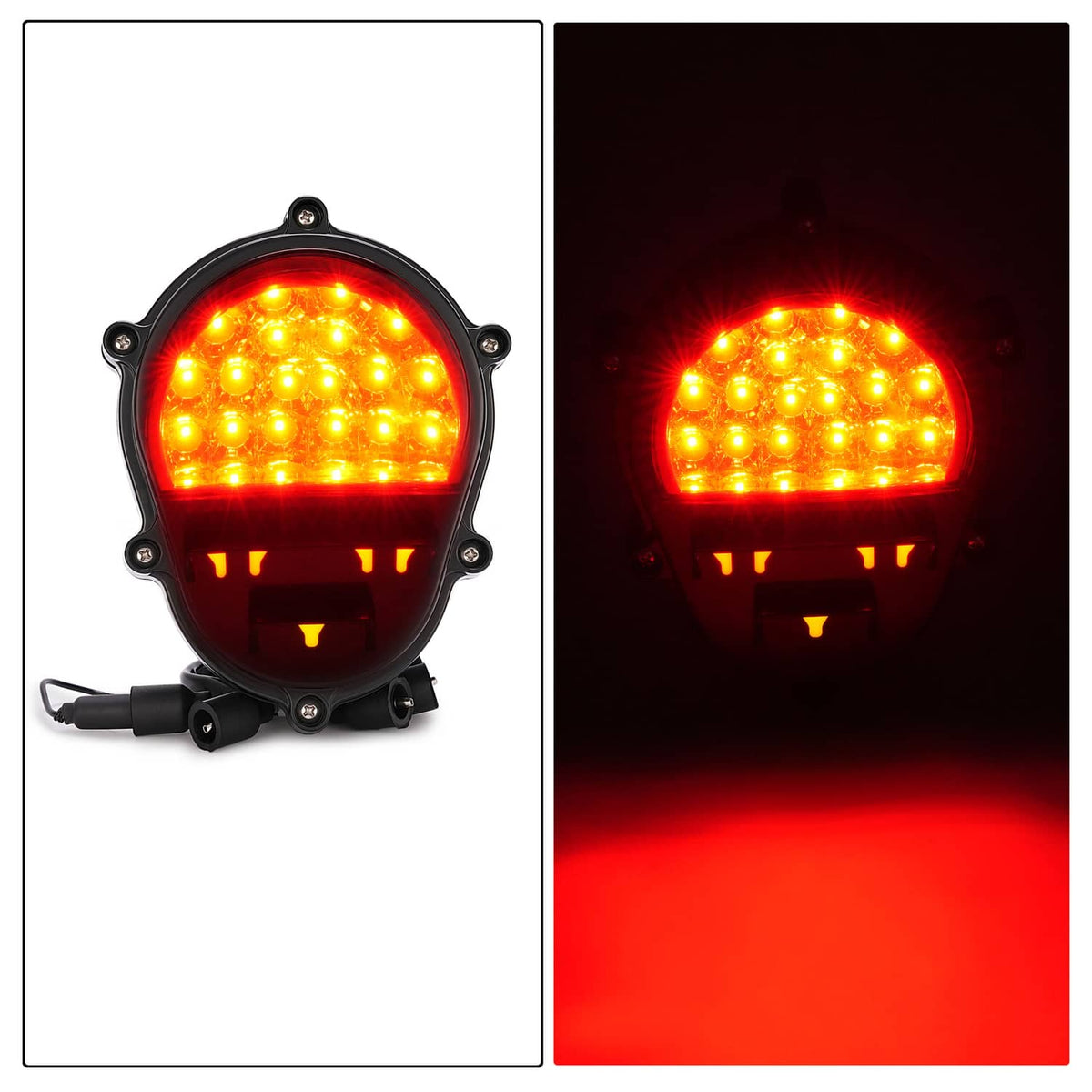 Solid Spare LED Brake Lights For Humvee M35 M998 LH+RH Side Turn Signal Lamps 4 PCS