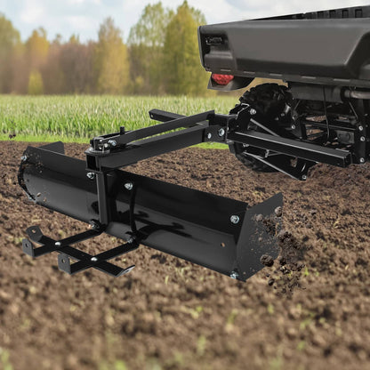 Solidspare 38" Tow Behind Box Scraper Blade For universal Lawn Tractor & Adjustable Grip