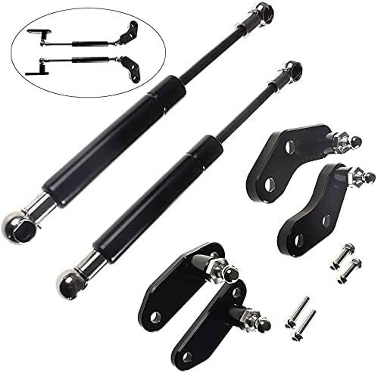 Solidspare Door Opener Kits Door Shocks Struts Fit for 17-22 Can Am Maverick X3 Front Rear