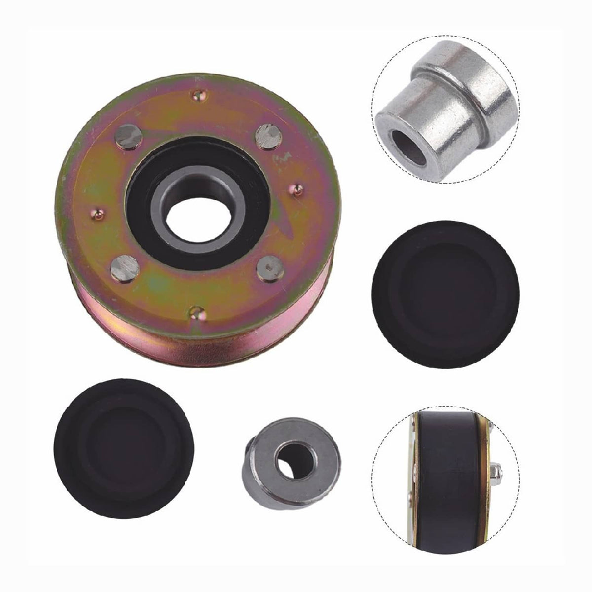 Solid Spare For Toro 131-4529 Deck Belt Pulley