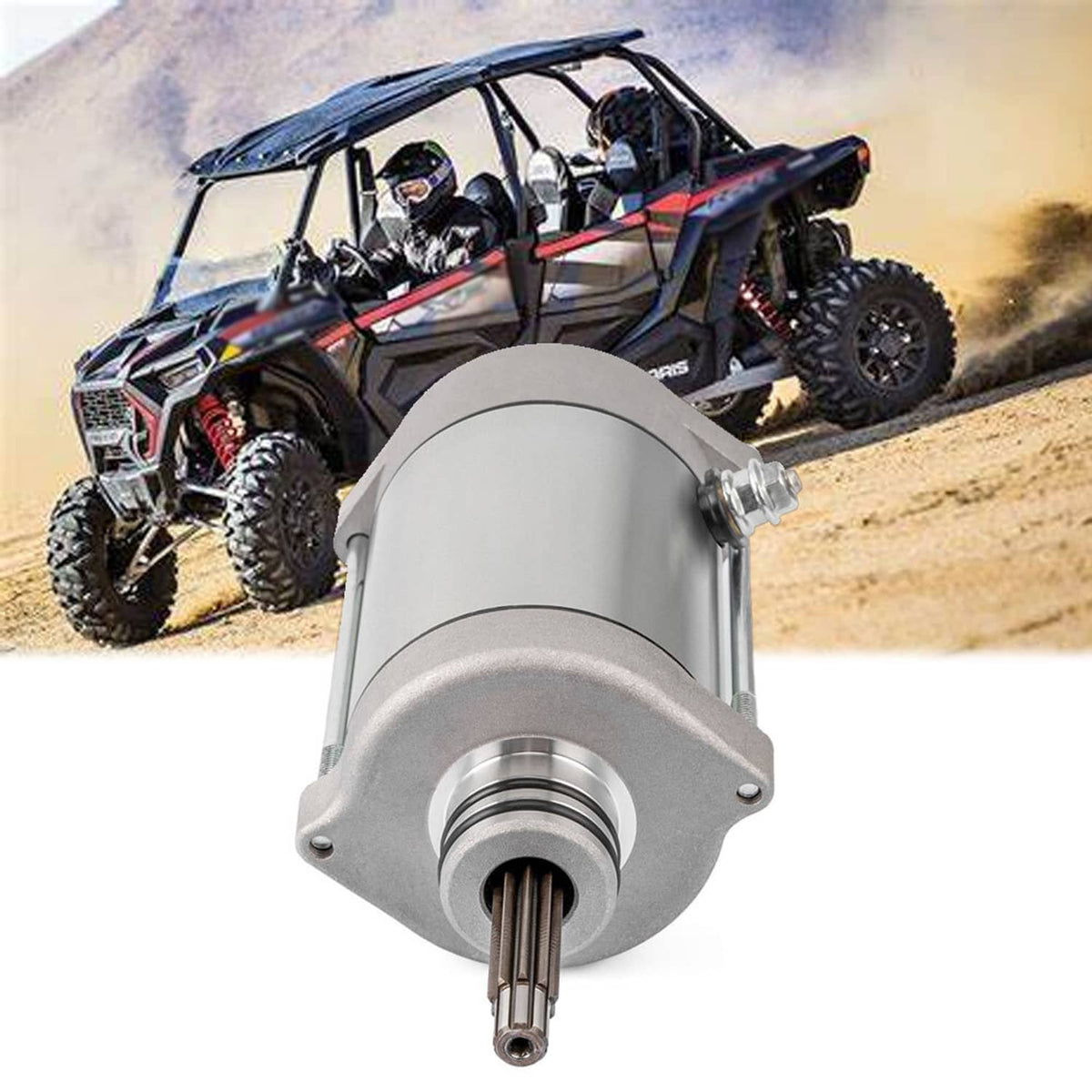 Solidspare 4014548 Starter Motor for Polaris Ranger XP 900 2013-2019 / Crew 900 2014-2019
