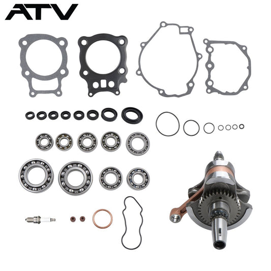 Solidspare Bottom End Replacement Kit Crankshaft Bearing For Honda TRX 350 Rancher 00-06