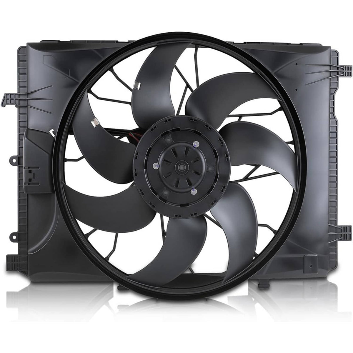 Solidspare New Radiator Cooling Fan For 2010-14 Mercedes-Benz C250 C300 C350 C63 AMG GLK350