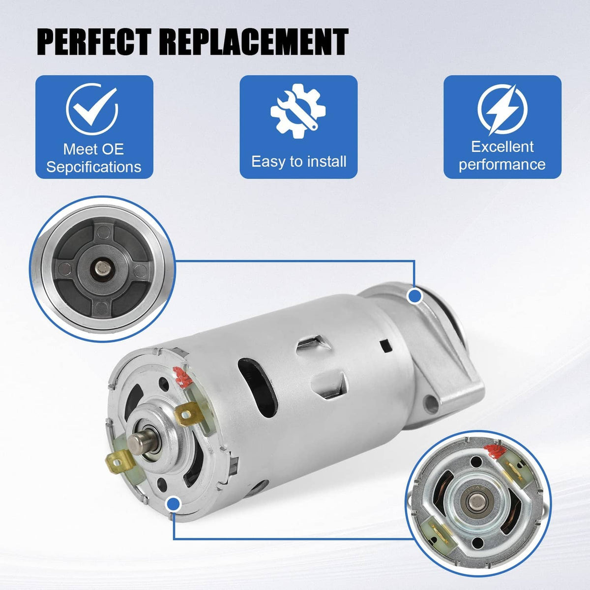 Solidspare Hydraulic Liftgate Pump Motor for Cadillac SRX 2010-2015 CTS 2010-2014 25965861