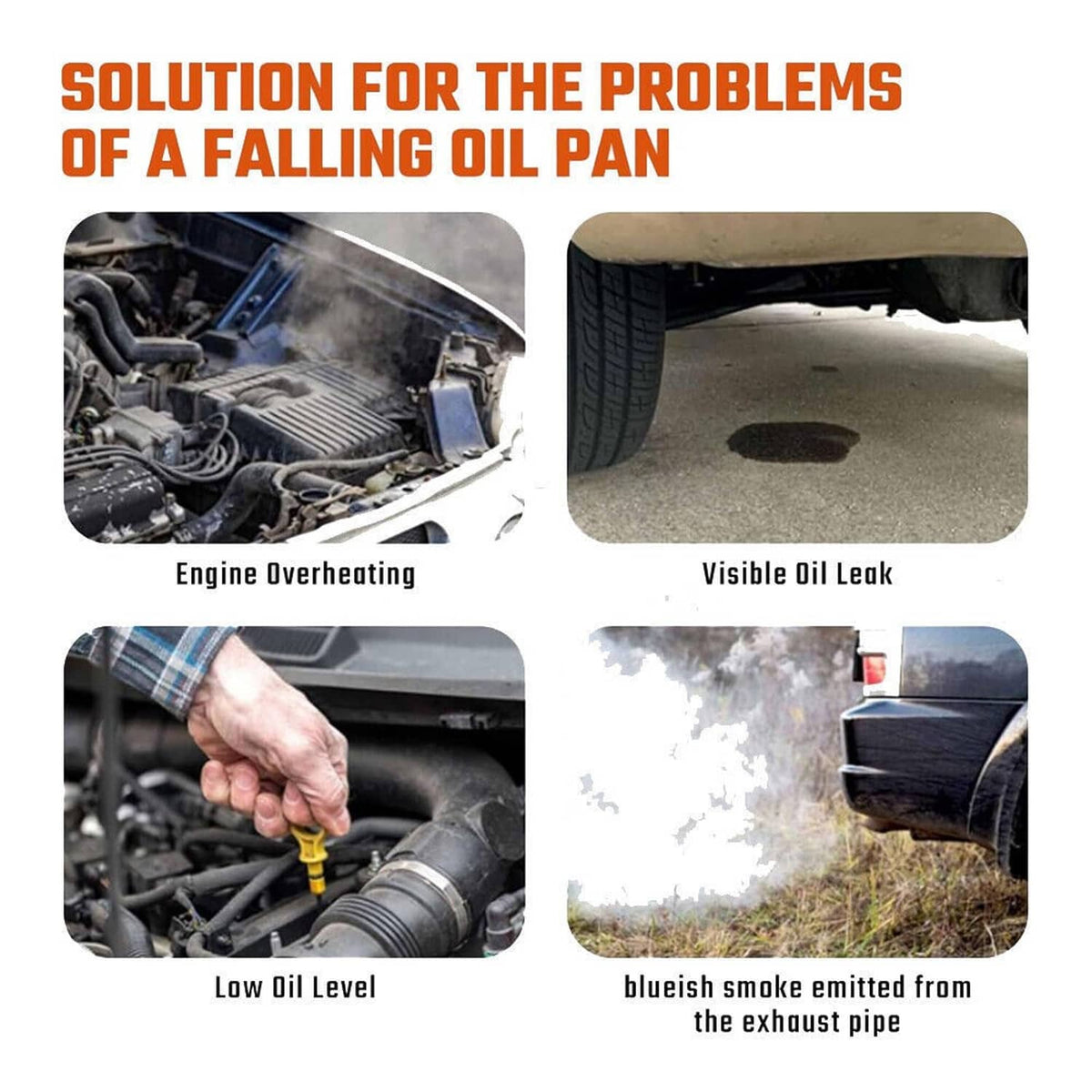 Solidspare For Ram 1500 Dodge Charger Jeep Grand Cherokee 8HP70 Auto Transmission Oil Pan