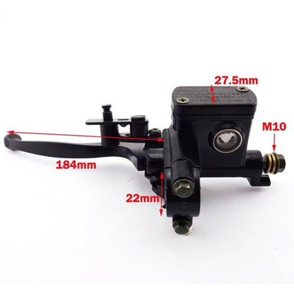 Solidspare 7/8" ATV Handlebar Hydraulic Brake Master Cylinder Lever For  ATV Quad Moped