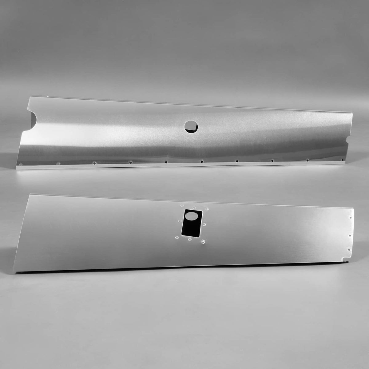 Solidspare Main Gear Leg Fairing LH+RH For Cessna 182Q 182R Aluminum Polishing Silvery