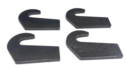4 Mounting Brackets Weld 6500lb For Pin Type Over The Bucket Loader Pallet Forks