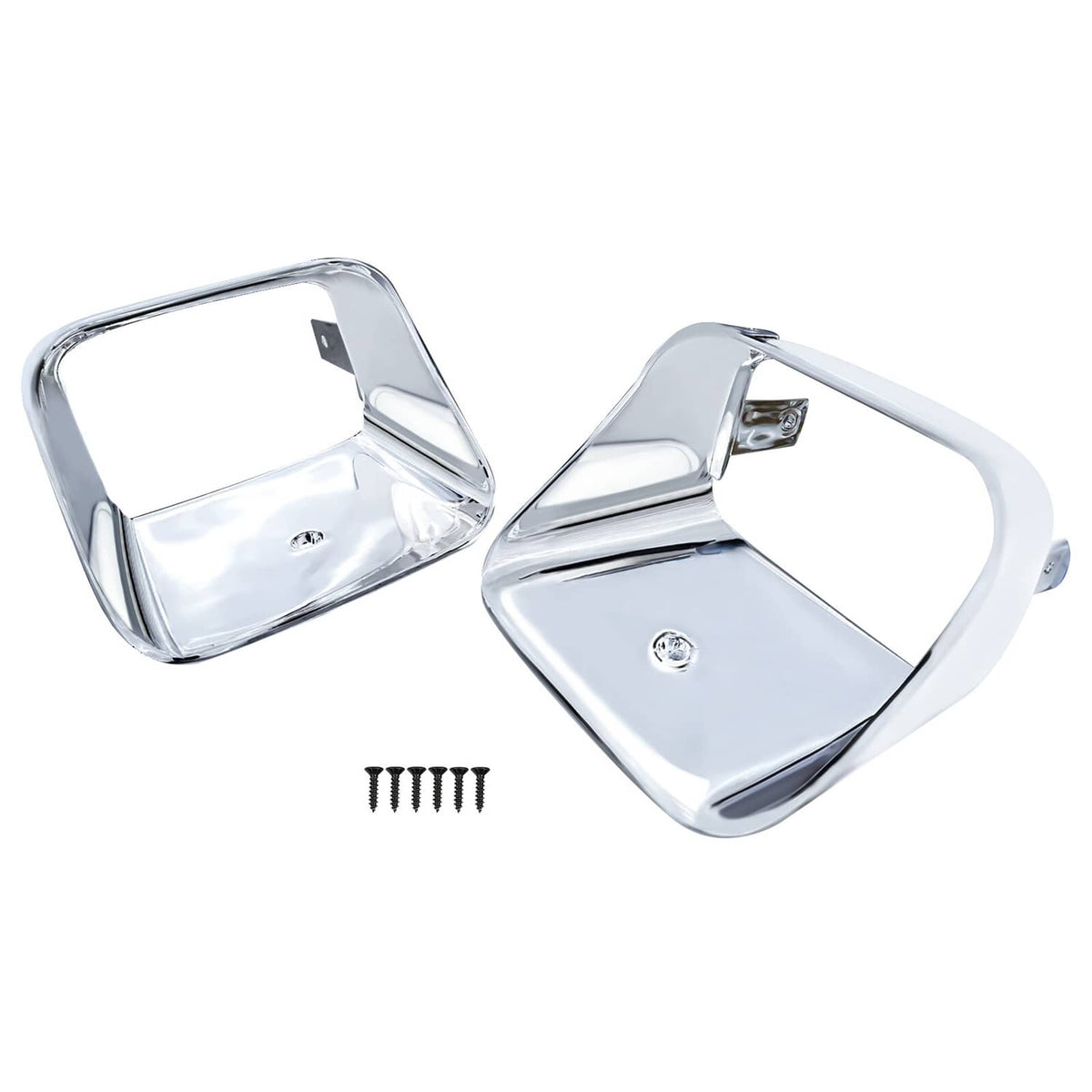 Solid Spare Pair For Chevrolet Camaro Z28 Z-28 1978 1979 1980 1981 Park Light Bezels Chrome