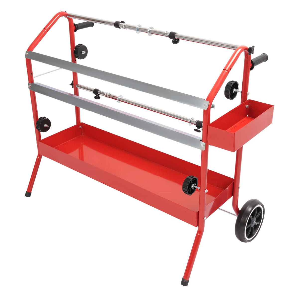 Solid Spare 36" Mobile Multi-Roll Masking Paper Machine Dispenser Storage Tray Cutting Blade
