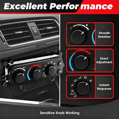 Solidspare New A/C Heater Climate Control Module For 02-05 Dodge Ram 1500 2500 3500 599-212