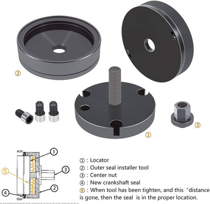 Solid Spare For CAT 3406 3408 C-15 Diesel Front & Rear Crankshaft Seal/Wear Sleeve Installer