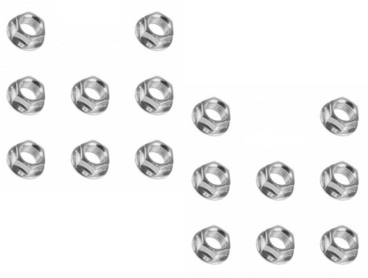 Solid Spare (16) Wheel Lug Nuts 3/8"-24 for Polaris 2014-2022 Ranger 570 2014-2023 Crew 570