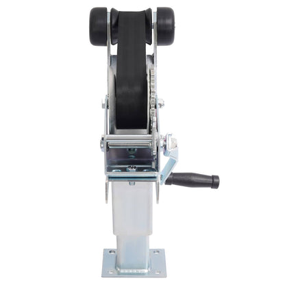 Solidspare Adjustable Winch Stand Winch Post W/ 1400lbs Winch Roller For Boat Trailers