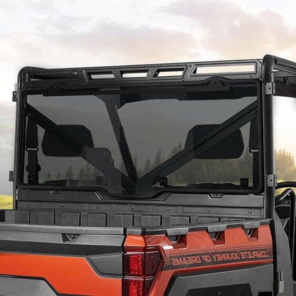 Solidspare UTV Rear Windshield Window for Polaris Ranger XP 900 / Crew & XP 1000 / Crew