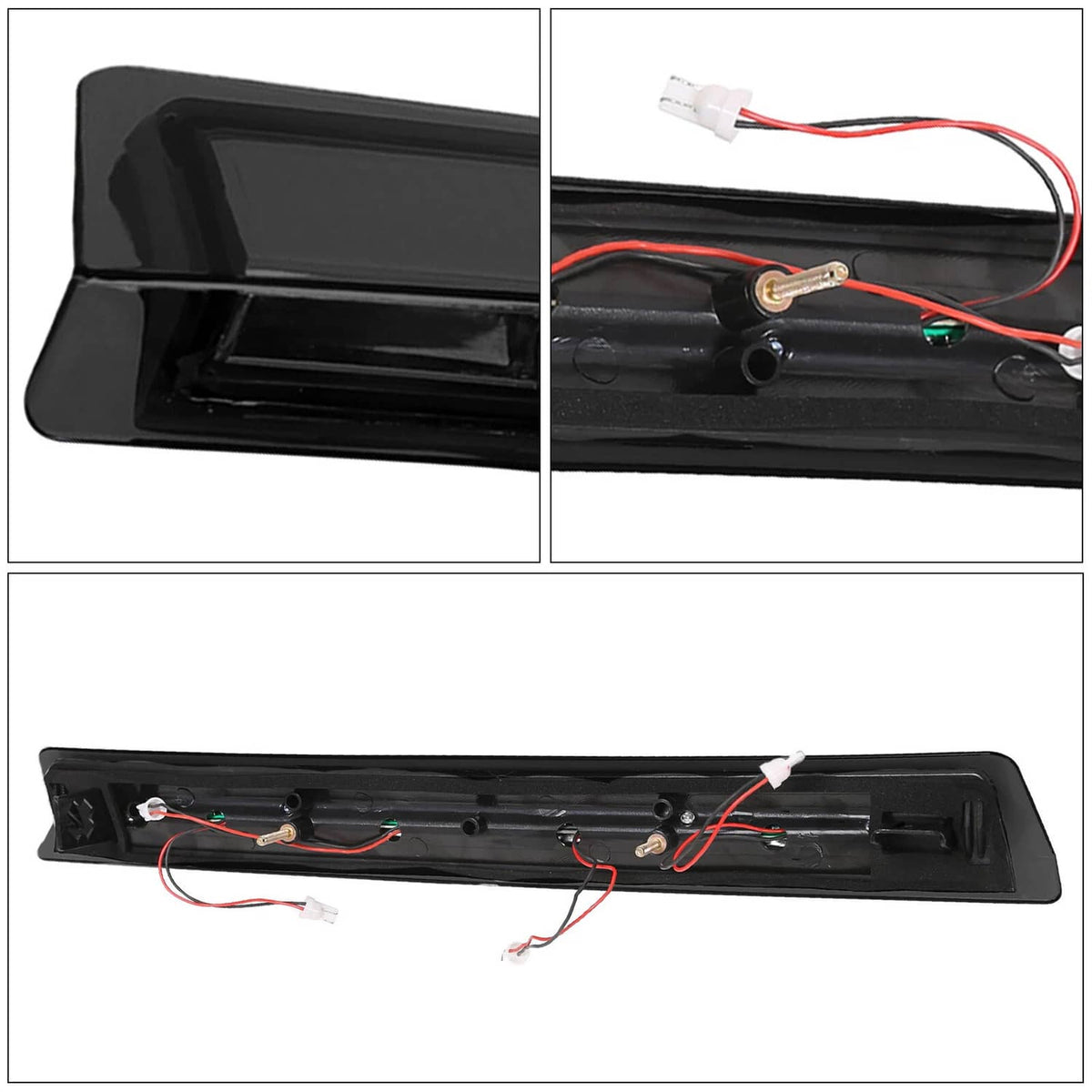 Solid Spare For 1999-2004 Ford Mustang Led Rear 3rd Third Brake Light Trunk Stop Signal Lamp