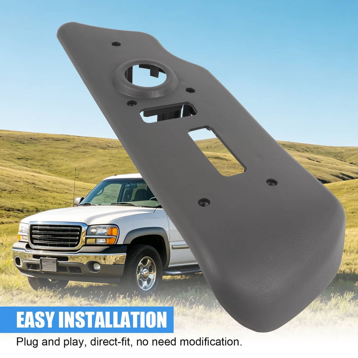 Solidspare Gray Driver Seat Control Switch Trim Cover 88941682 For Tahoe Suburban 2003-2006