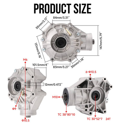 Solidspare For Can-Am Outlander 1000 2013-2018 / 1000R 2018-2021 Rear Differential Diff