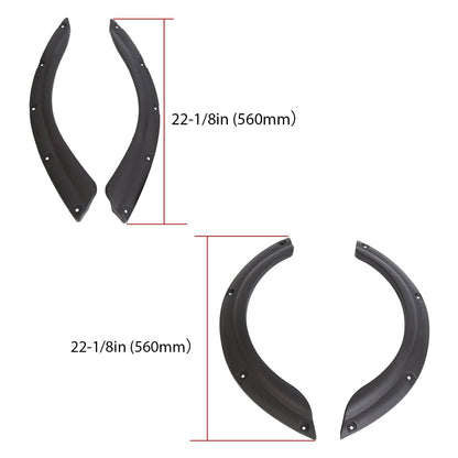 Solidspare Front & Rear Golf Cart Fender Flares W/ Screws For YAMAHA DRIVE G29 2007-2016
