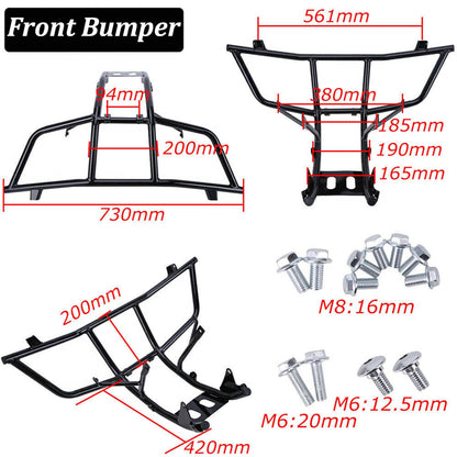 Solidspare Front Carrier Rack Bumper Grill Guard For Honda Recon 250 TRX250 TE/TM 2005-2025