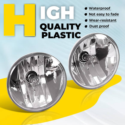 Solid Spare Clear Lens Fog Light Lamps w/Bulbs LH &RH For Chevy Colorado 2007-2022 #15839896