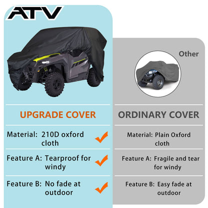 Solidspare SxS Utility Vehicle Cover Waterproof Fit For Polaris RZR XP 4 Turbo S US