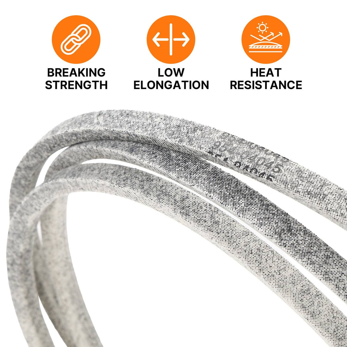 Solidspare Mower Deck Belt 1/2" x 109" Fit for MTD Cub Cadet Troy Bilt 954-04045 754-04045