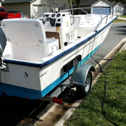 Solidspare 2 Side Boat Trailer Bunk Board Guide-On 75 degree 24" Carpeted Guides w/Hardware